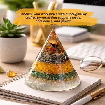 Wealth Money Magnet Orgone Pyramid for Prosperity
