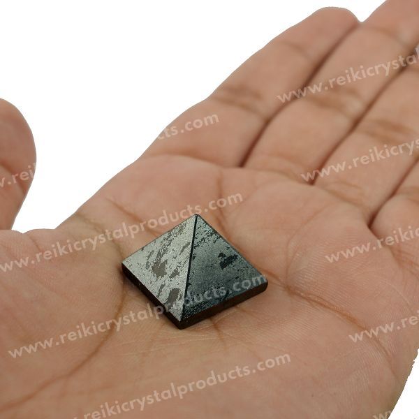Natural Hematite Crystal Pyramid Gift for Collectors and Loved Ones