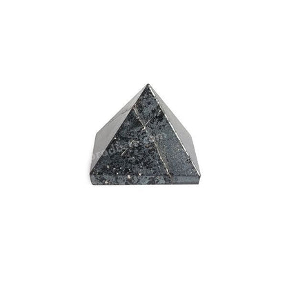 Polished Hematite Crystal Pyramid for Grounding and Protection