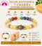 Yellow Aventurine & 7 Chakra with Hamsa Charm Bracelet