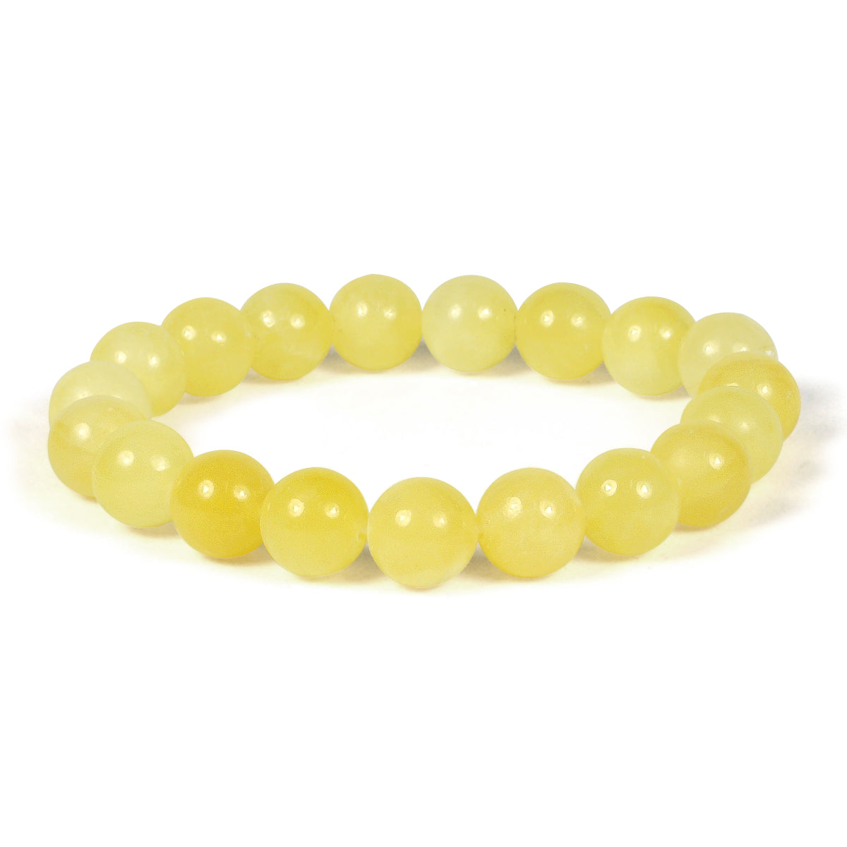 Yellow Calcite Crystal Bracelet | Natural Healing Gemstone Bracelet for Energy & Positivity