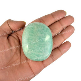 Amazonite Polished Palm Stone for Meditation