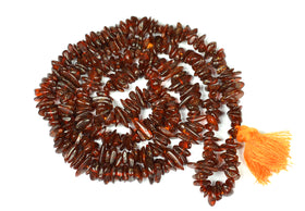Amber Synthetic Chip Mala / Necklace