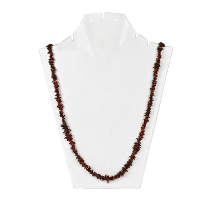 Amber Synthetic Chip Mala / Necklace