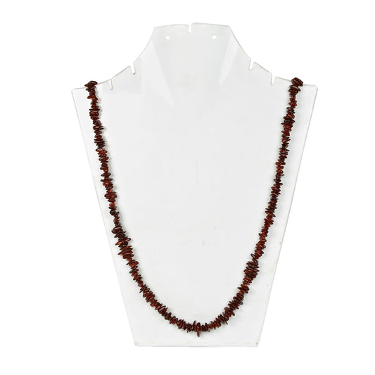 Amber Synthetic Chip Mala / Necklace