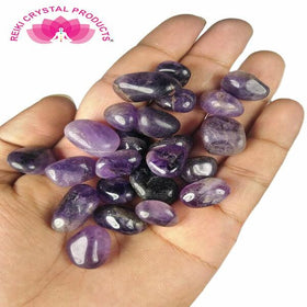 Amethyst High Grade Single Tumble Stone Pack of 1 pc