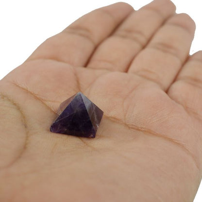 Amethyst Pyramid for Reiki Healing / Grid and Vastu Correction