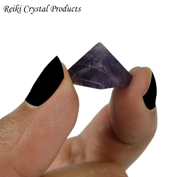 Polished Amethyst Crystal Pyramid for Peace and Clarity
