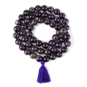 Amethyst Crystal Mala