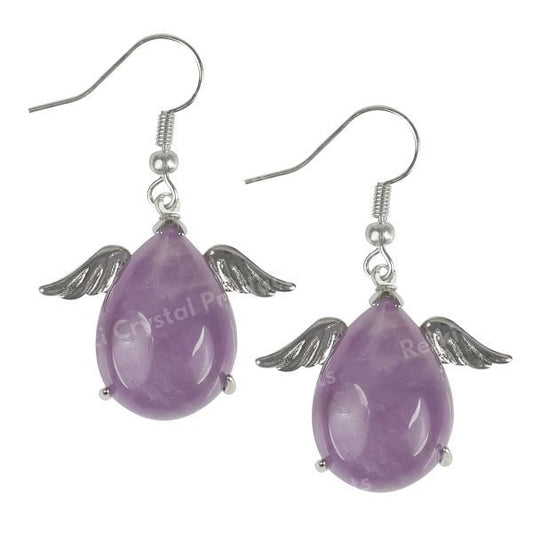 Crystal Stone Angel Shape Earrings for Girls / Women