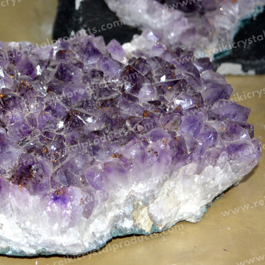 Natural Purple Amethyst Cluster Geode Weight-6.83 Kg