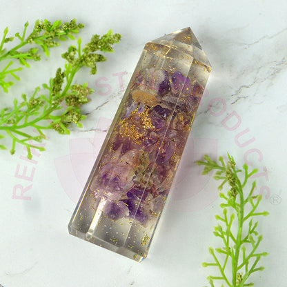 Natural Orgone Pencil / Tower 8 cm