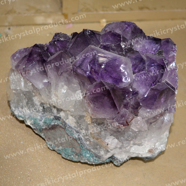 Natural Purple Amethyst Cluster Geode Weight-4.08 Kg