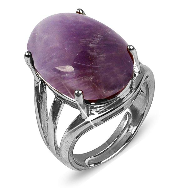 Natural Adjustable Gemstone Ring