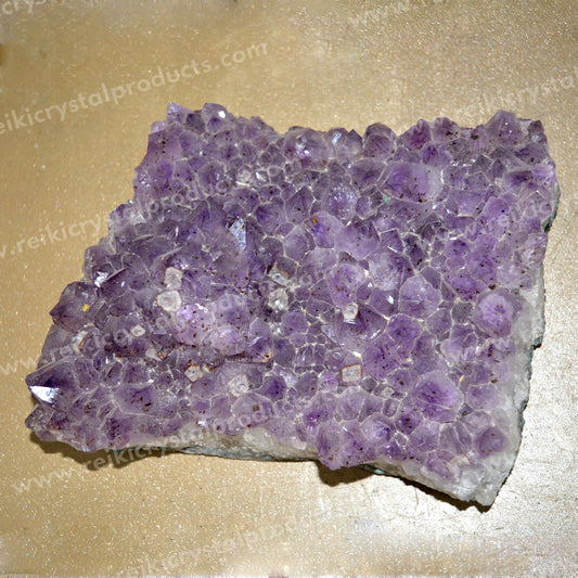 Natural Purple Amethyst Cluster Geode Weight-3.54 Kg
