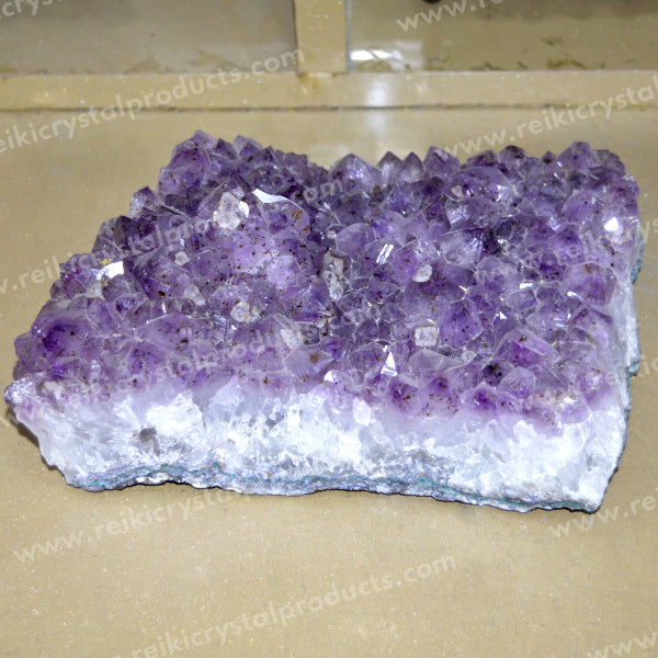 Natural Purple Amethyst Cluster Geode Weight-3.54 Kg