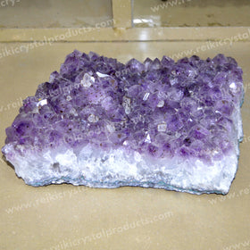 Natural Purple Amethyst Cluster Geode Weight-3.54 Kg