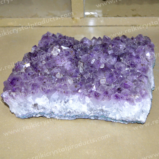 Natural Purple Amethyst Cluster Geode Weight-3.54 Kg