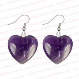 Crystal Stone Heart Shape Earrings for Girls Women