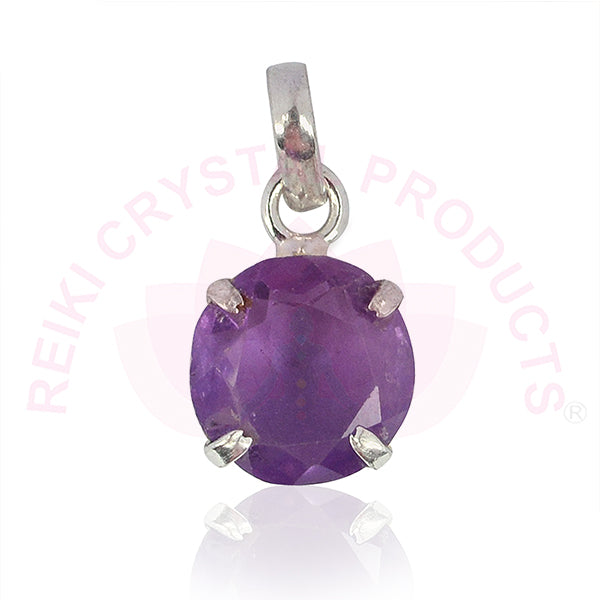 Amethyst Gemstone Pendant for Unisex