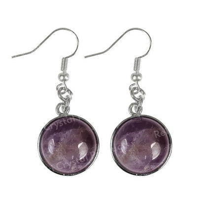 Natural Crystal Stone Hanging Earrings