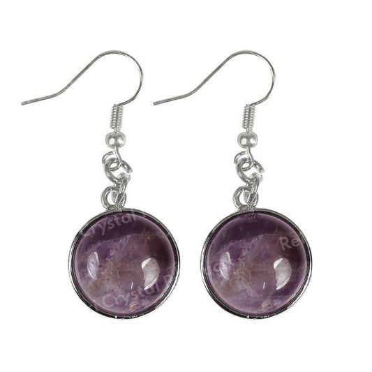 Natural Crystal Stone Hanging Earrings