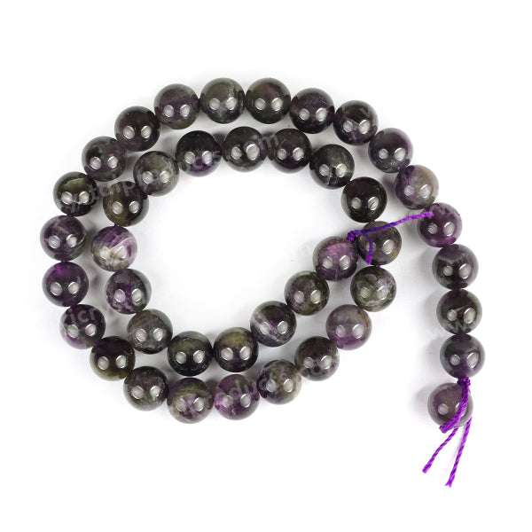 Natural Crystal Stone 10 mm Faceted Loose Beads 35-40 pcs for Making Bracelet Mala Necklaces