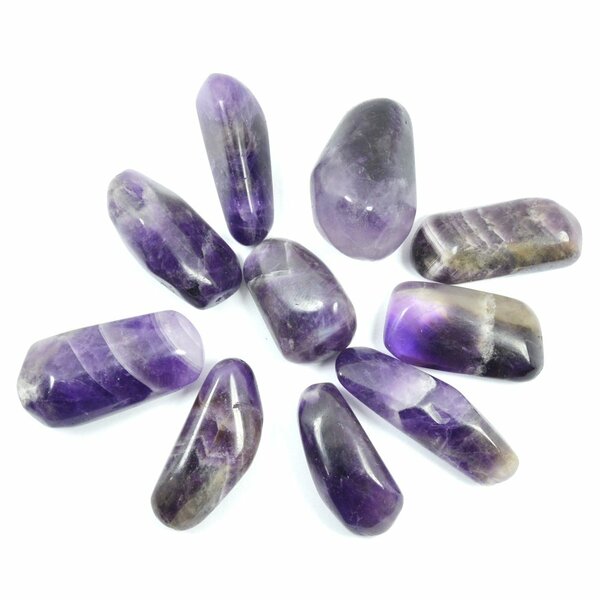 Amethyst African Single Tumble Stone Pack of 1 pc