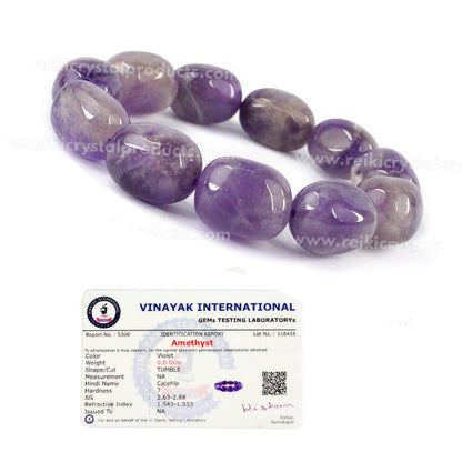 Certified Big Round Tumble Bracelet