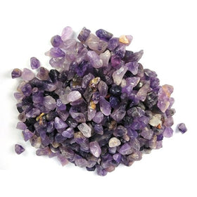 Amethyst Crystal / Stone Chips | Natural Amethyst Tumbled Chips for Reiki Healing, Meditation, Chakra Balancing, Crystal Grids, Resin Art, Vastu & Home Décor