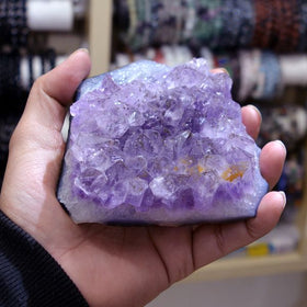 Natural Purple Amethyst Cluster for Reiki Healing-200 GM