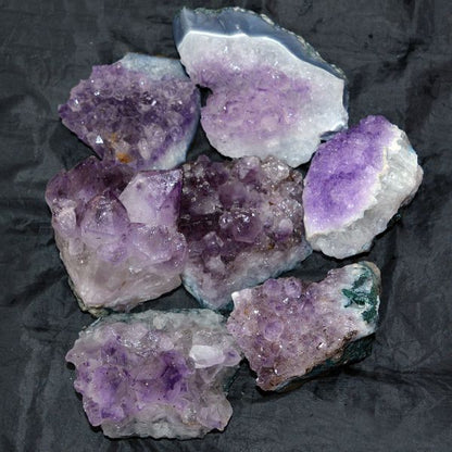 Natural Purple Amethyst Cluster for Reiki Healing-100 GM