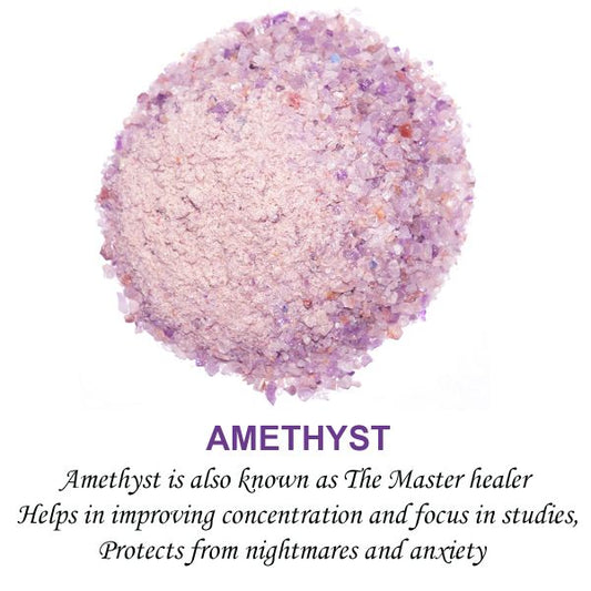 Amethyst Crystal / Stone Dust / Chura