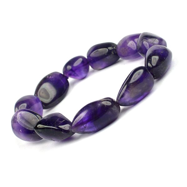 Natural Crystal Stone Tumble Bracelet