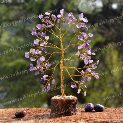 Natural Crystal Stone Tree 100 Beads