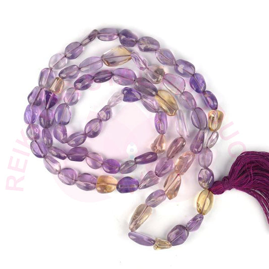 Ametrine Tumble Bead Mala