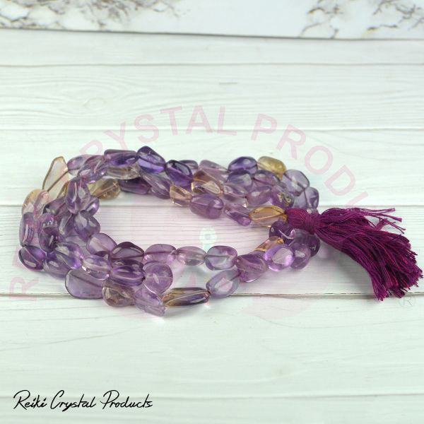 Ametrine Tumble Bead Mala