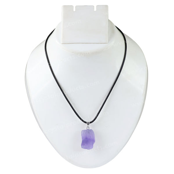 Natural Ametrine Pendant Locket With Thread Crystal Stone Pendant For Unisex