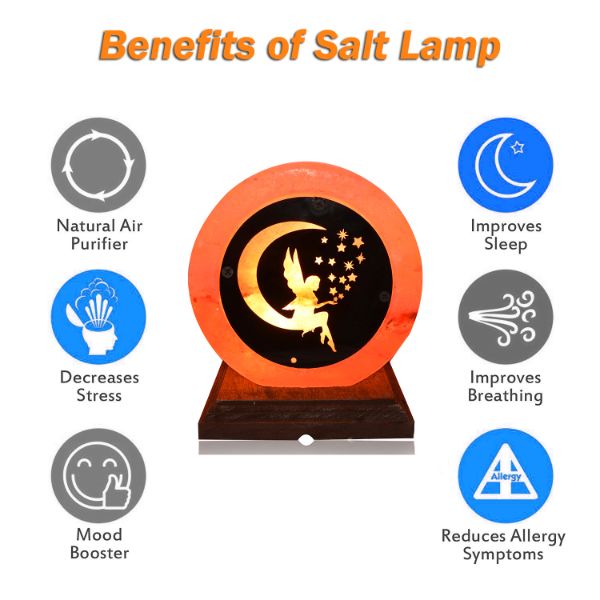 Angel / Fairy Himalayan Rock Salt Lamp