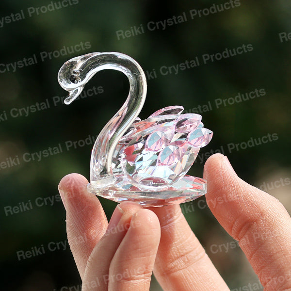 Feng Shui Glass Duck Showpiece