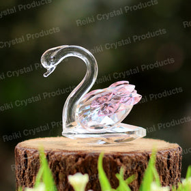 Feng Shui Glass Duck Showpiece