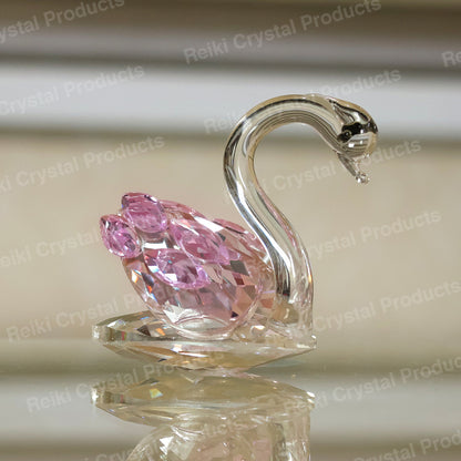 Feng Shui Glass Duck Showpiece