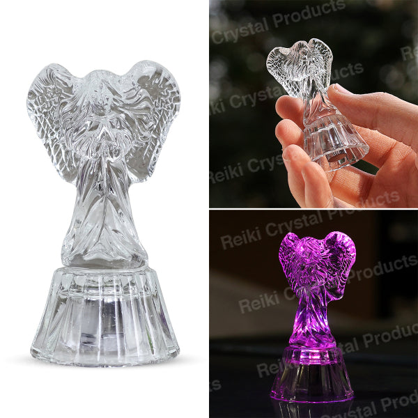 Feng Shui Glass Angel Showpiece