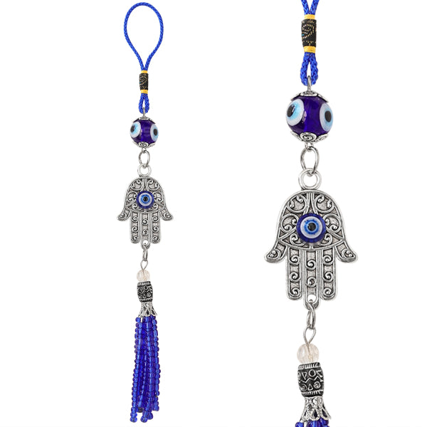 Evil Eye Car Hanhing, Hamsa Hanging for Keys, Car Bike