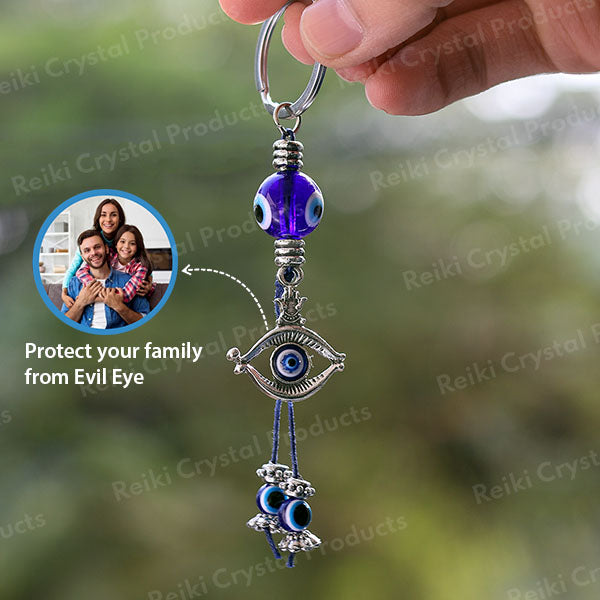 Evil Eye Keychain for Keys Car Bike