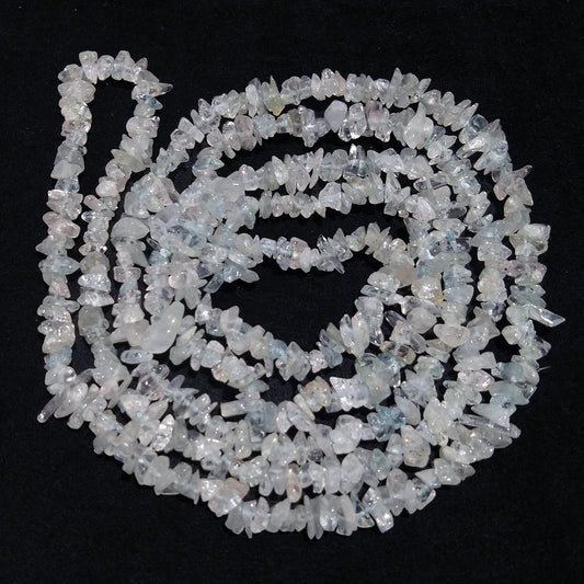 Aquamarine Chip Mala / Necklace