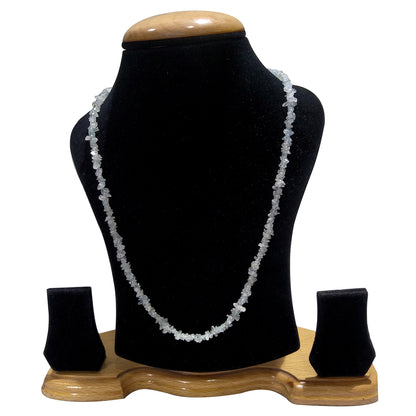 Aquamarine Chip Mala / Necklace