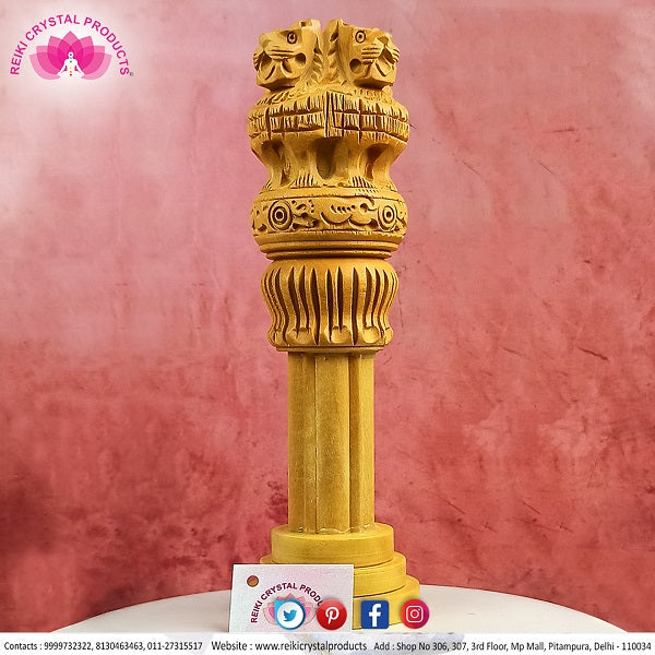 Wooden Ashoka Pillar