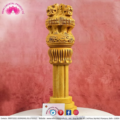 Wooden Ashoka Pillar