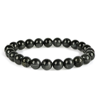 Natural Crystal Stones 8 mm Round Bead Bracelet